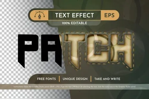 Military Patch Editable Text Effect - 279352231