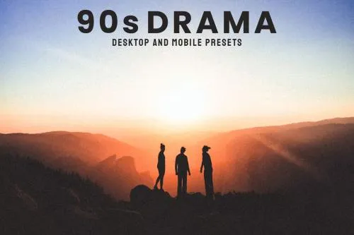 90s Drama - Desktop and Mobile Presets MMA56NW
