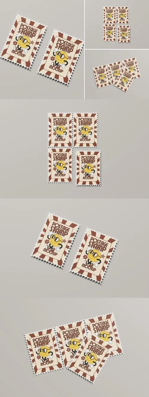 Postage Stamp Mockup FZCX7NE