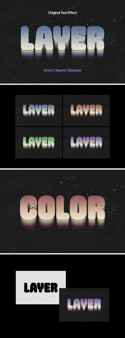 Layered Text Effect - 285414038