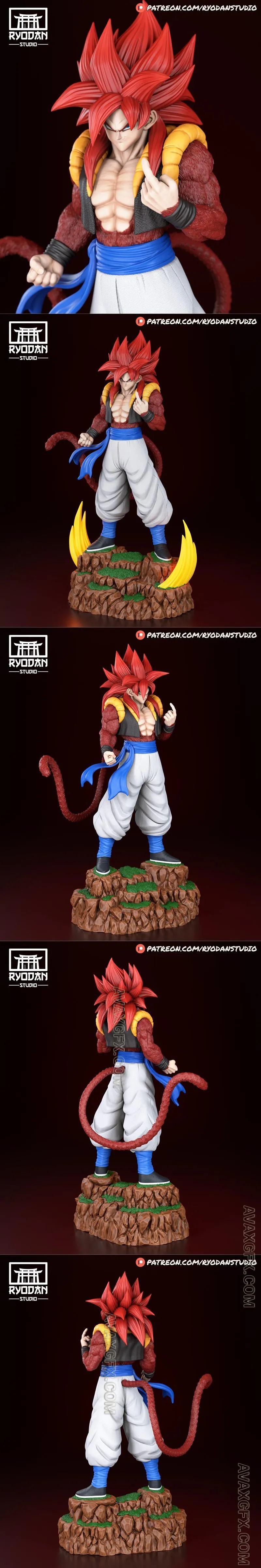 Ryodan Studio - Gogeta SSJ4 (Premium Tier) - STL 3D Model