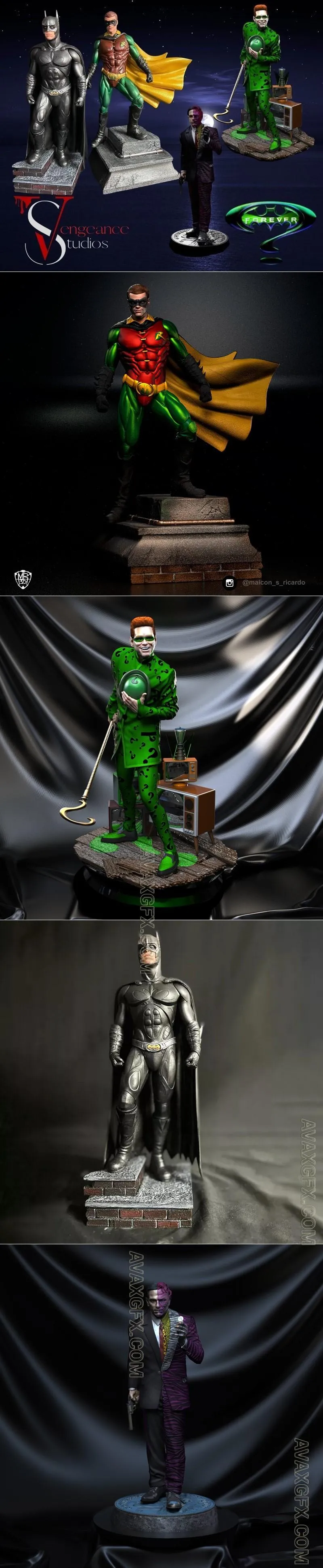 Batman Forever Pack - STL 3D Model