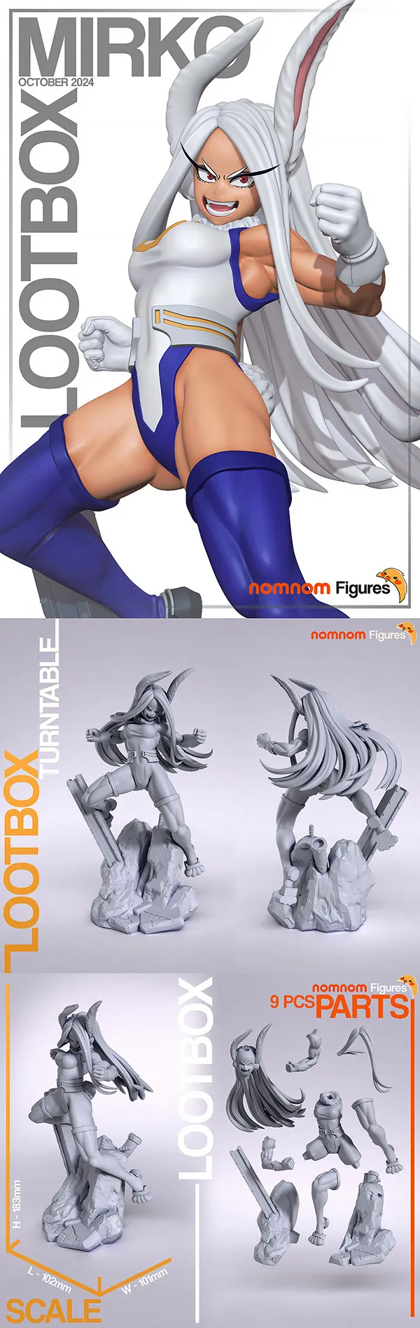 NomNom Figures – Mirko – 3D Print