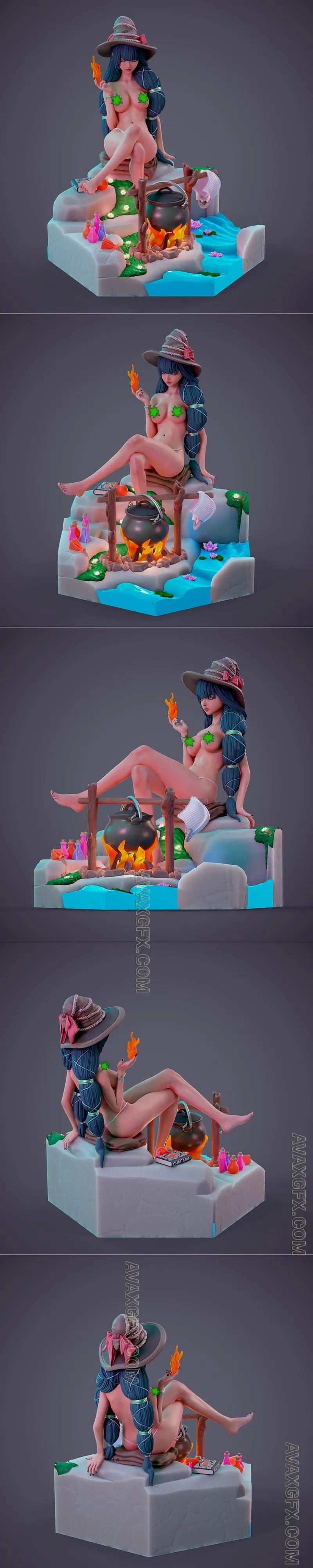 Chagarin - Ranni - Young sorceress - Part С - STL 3D Model