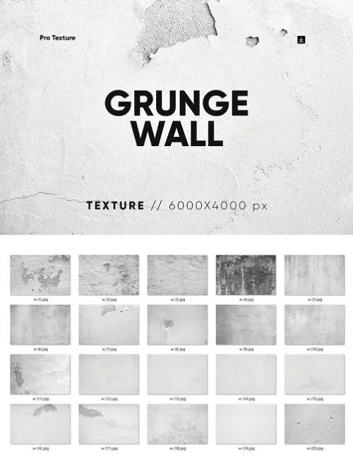 20 Grunge Wall Texture HQ - 279728353